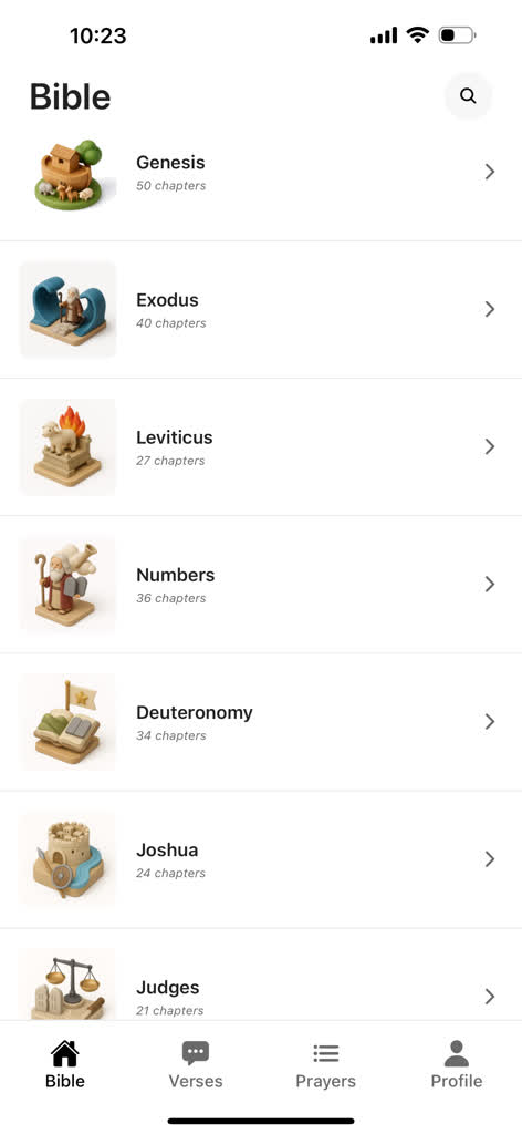 Faith+ Holy Bible App Screenshot 1